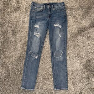 SIZE 28 Gap Distressed Blue Denim Jeans